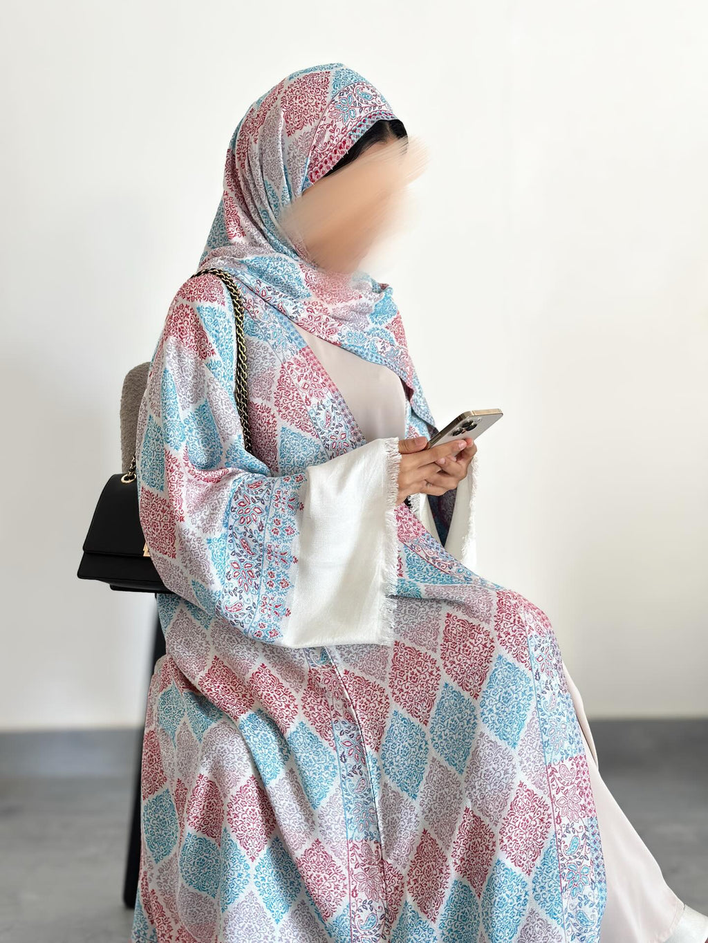 Cardigan Pashmina Abaya with innerwear and hijab