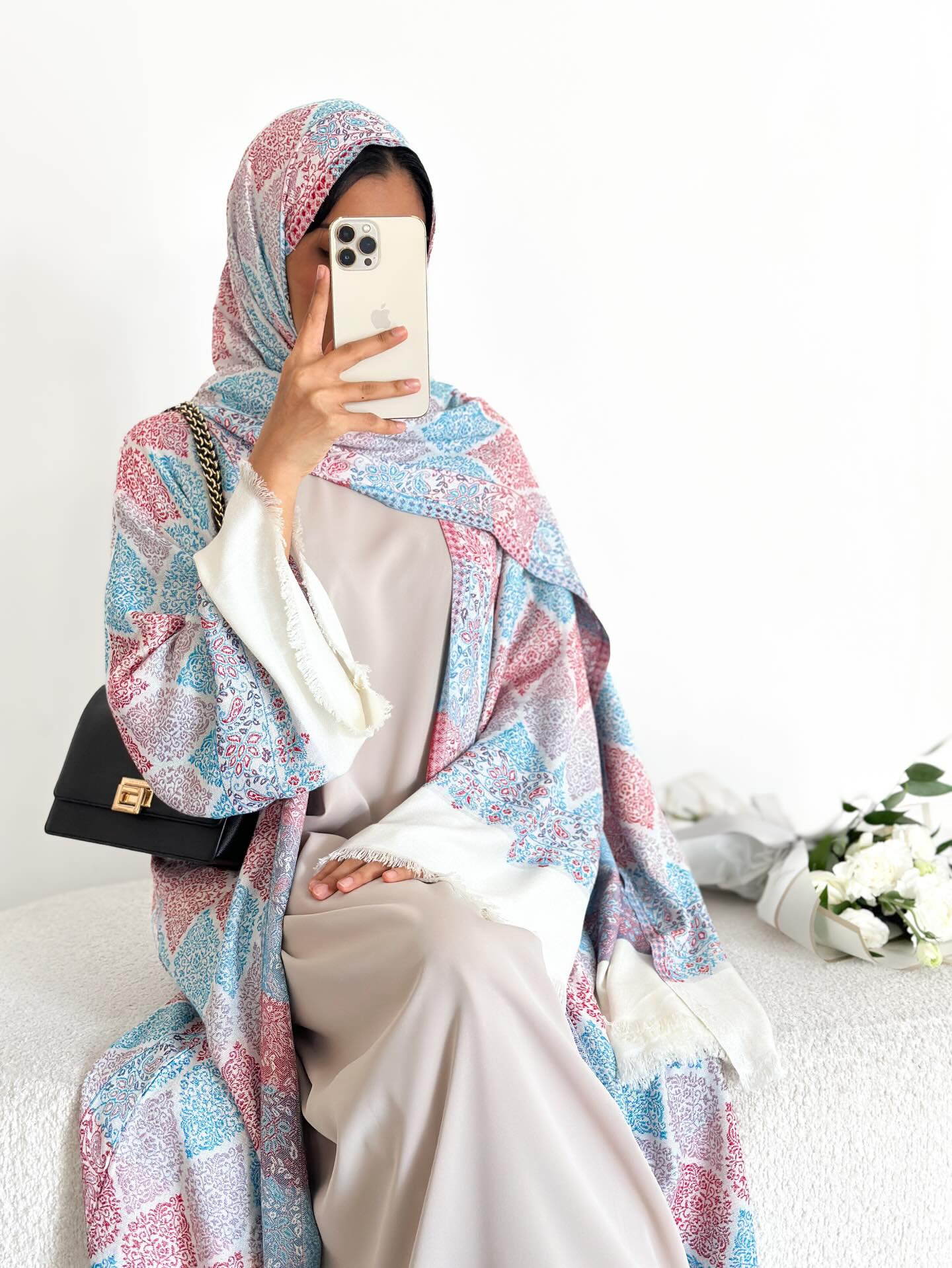 Cardigan Pashmina Abaya with innerwear and hijab